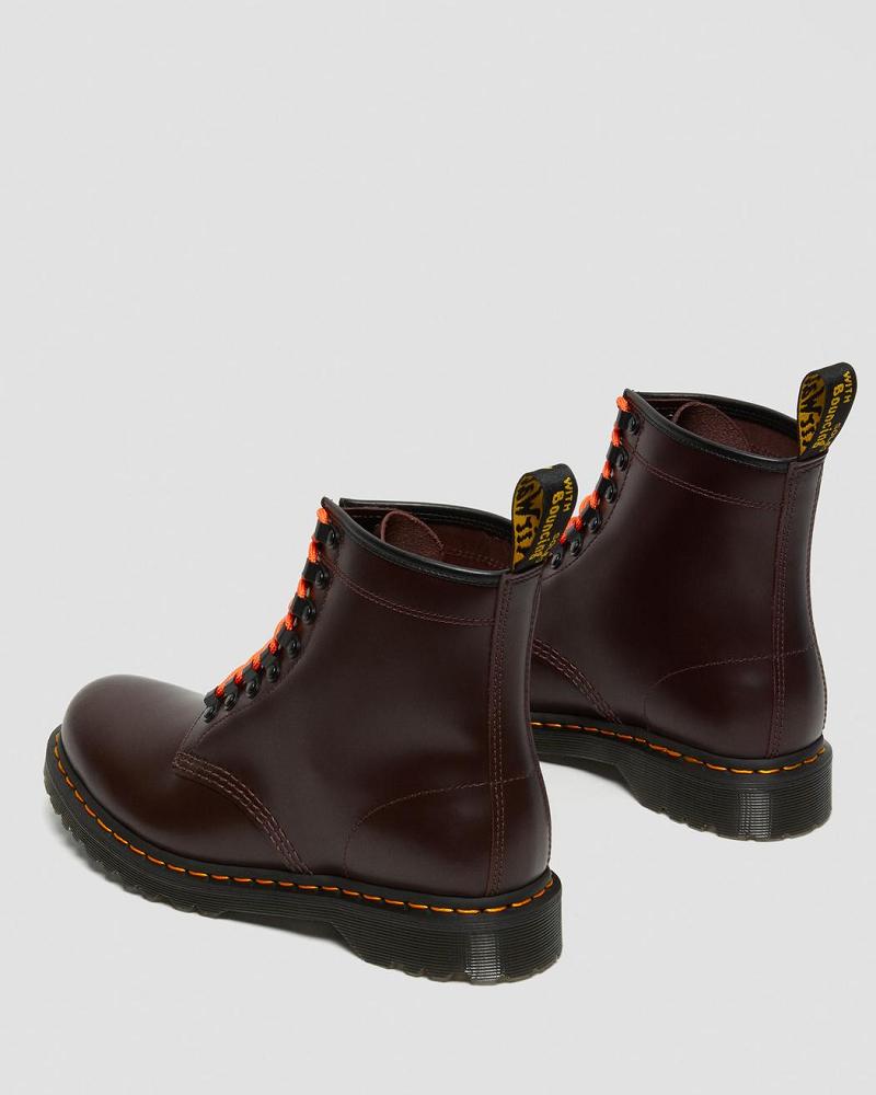 Dr Martens 1460 Ben Smooth Læder Snørestøvler Dame Rød | DK 148XYU